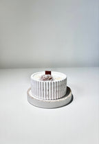 Vidutinė Apvali Žvakė Indelyje