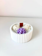 Vidutinė Apvali Žvakė Indelyje