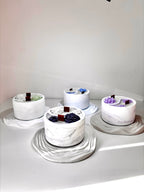 Dviejų Kvapų Žvakė Indelyje