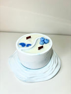 Dviejų Kvapų Žvakė Indelyje