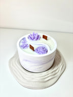 Dviejų Kvapų Žvakė Indelyje