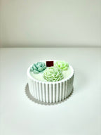 Vidutinė Apvali Žvakė Indelyje