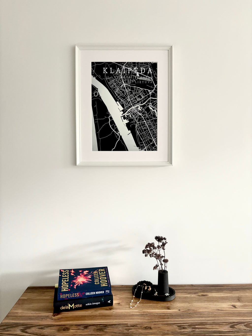 Minimalistinis Miesto Žemėlapis Pilnas