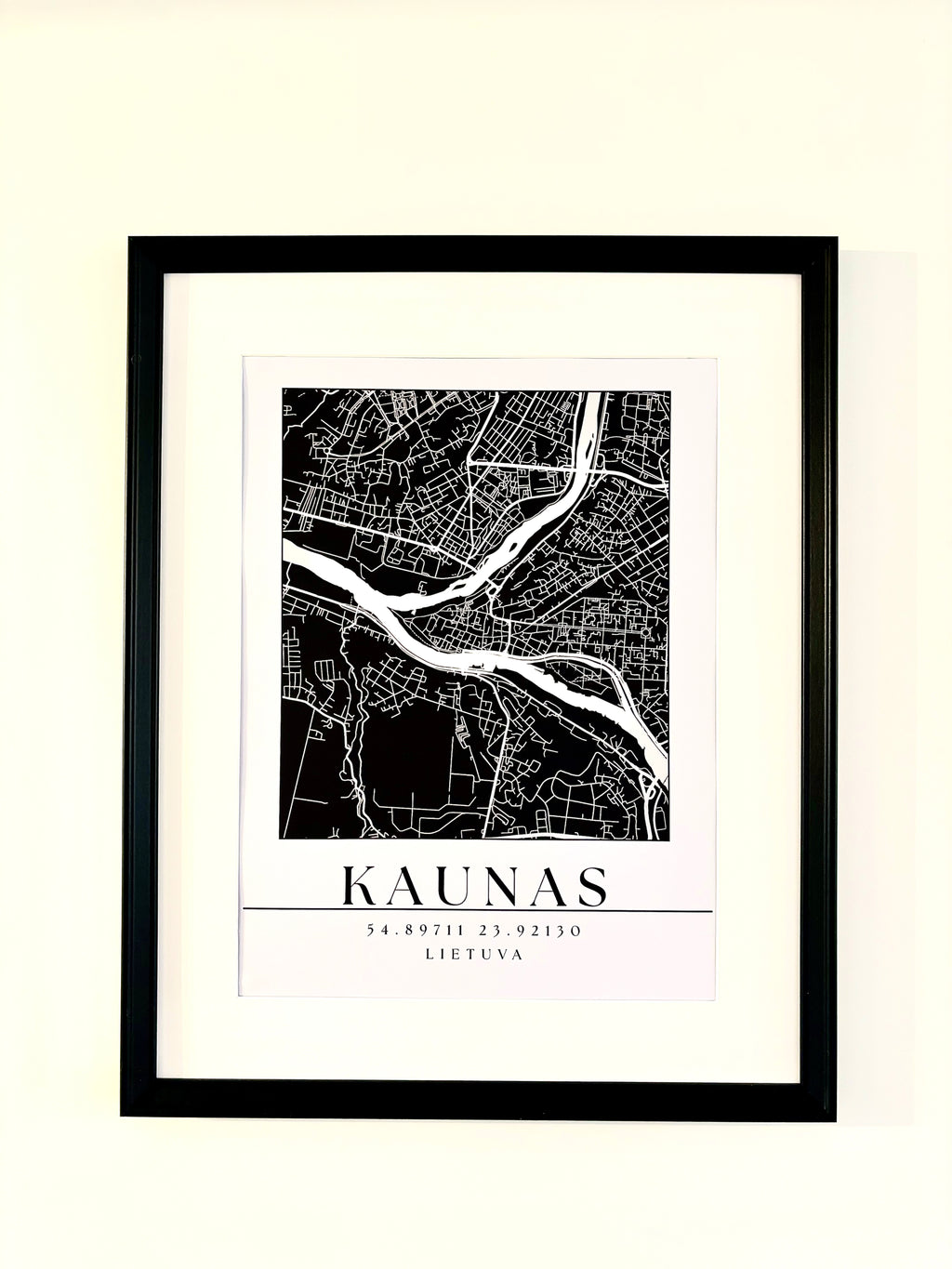 Minimalistinis Miesto Žemėlapis