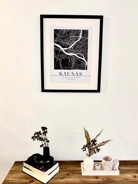 Minimalistinis Miesto Žemėlapis