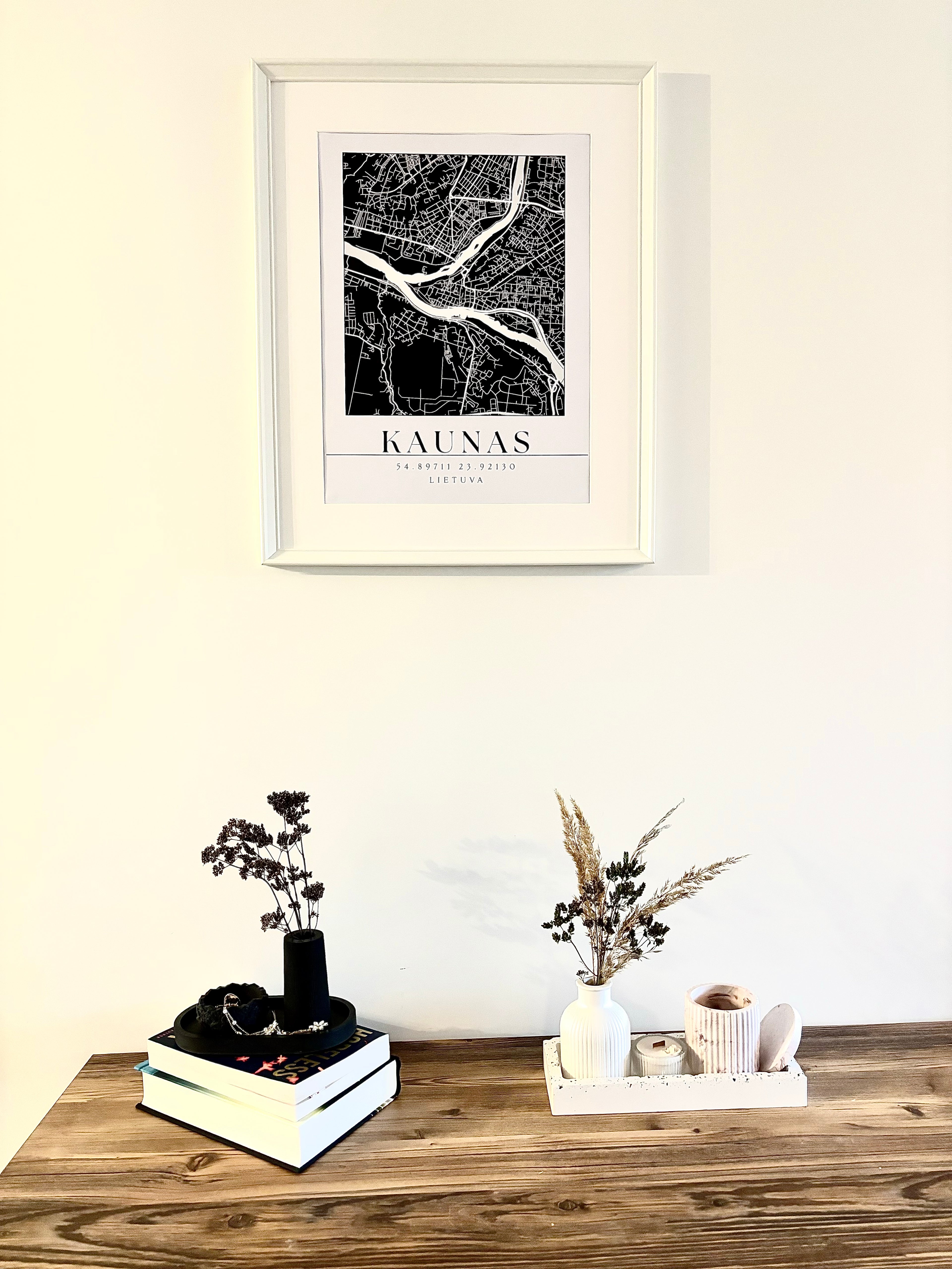 Minimalistinis Miesto Žemėlapis