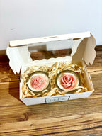 "Jaukumo detalės" rankų darbo žvakių rinkinys