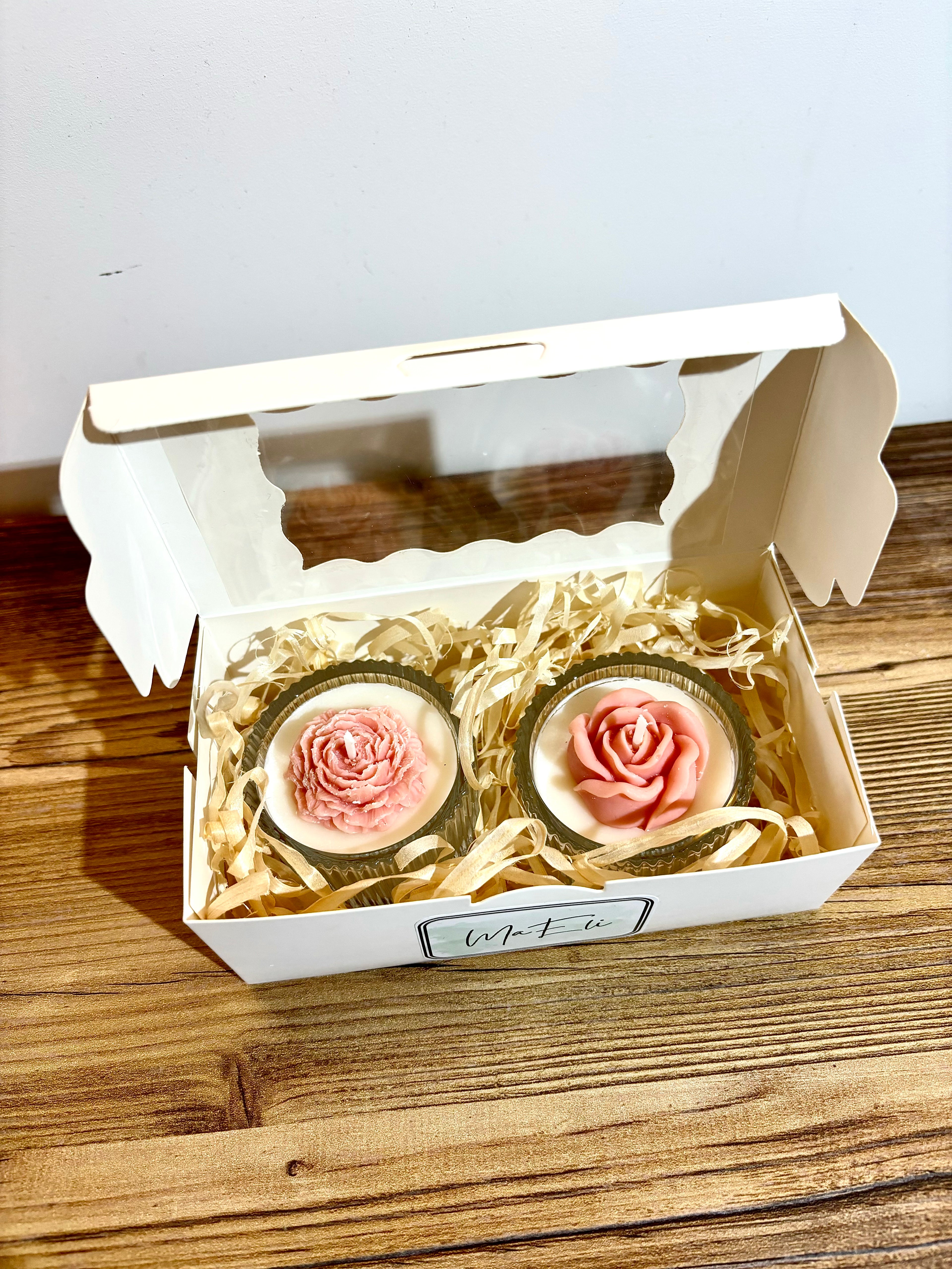 "Jaukumo detalės" rankų darbo žvakių rinkinys